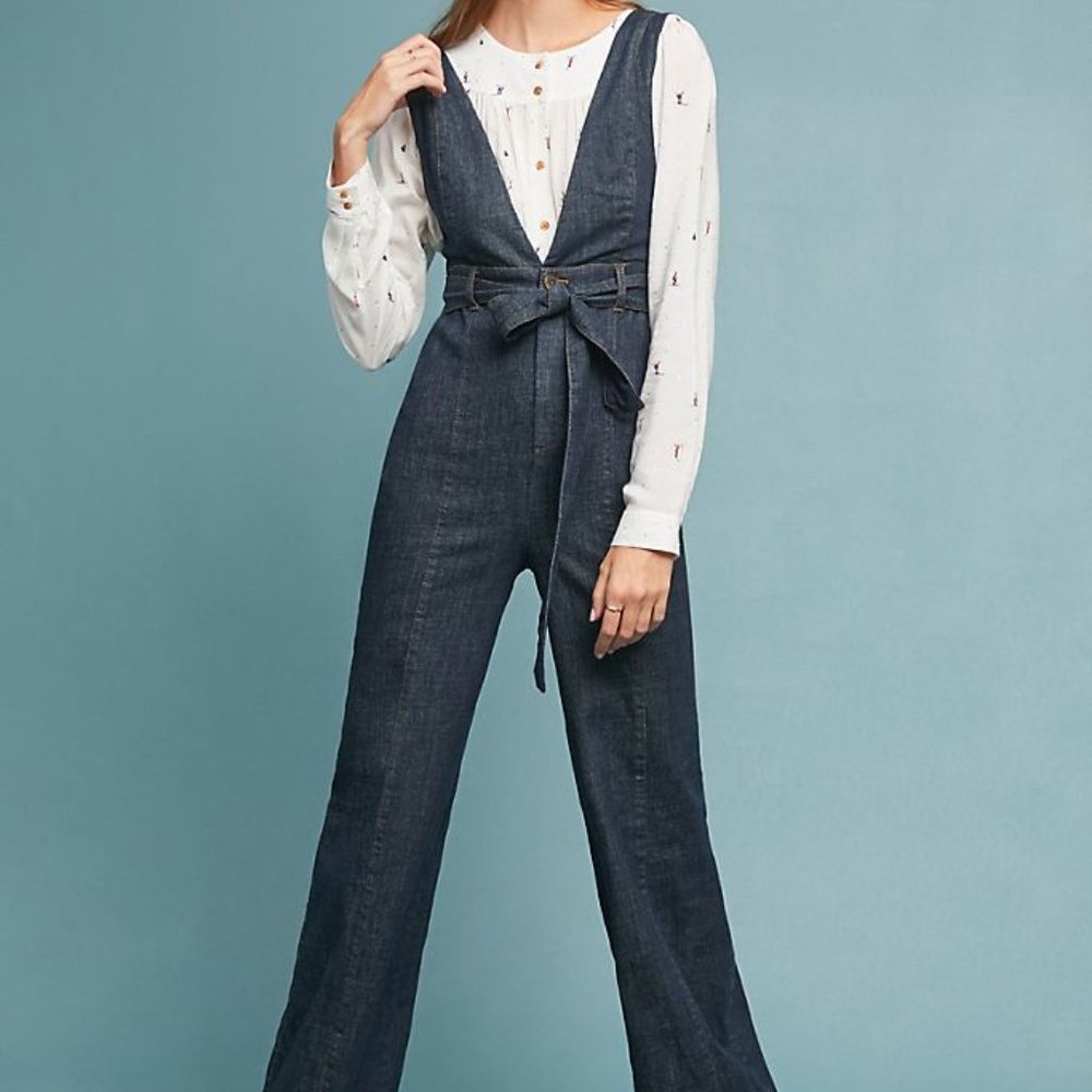 Anthropologie Jean Jumpsuit
